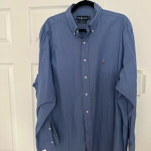 Ralph Lauren Blue Casual Button Down Shirt